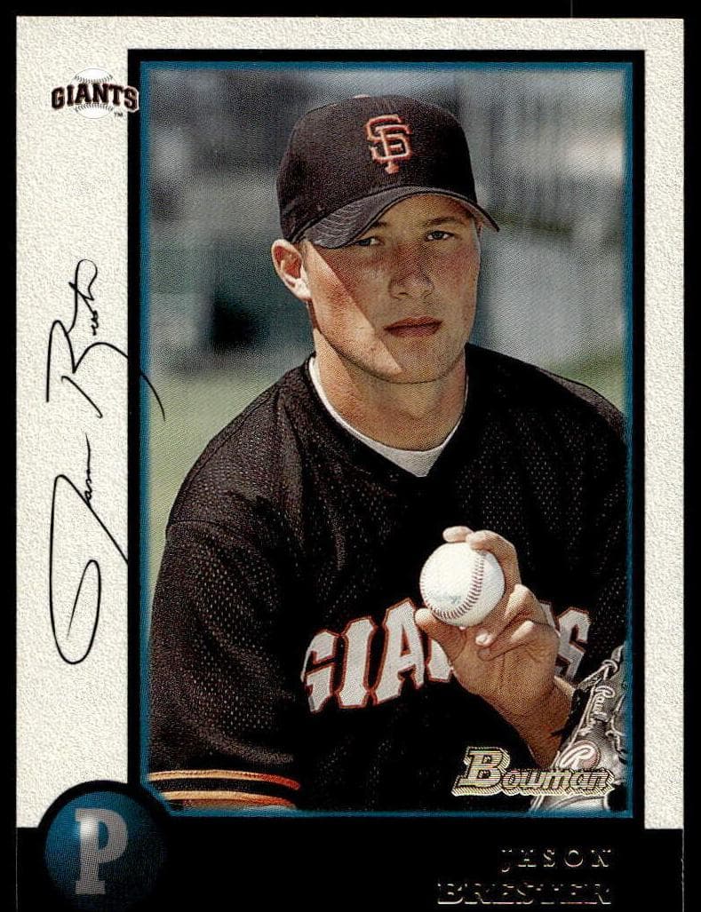 Jason Brester 1998 bowman Bowman Chrome