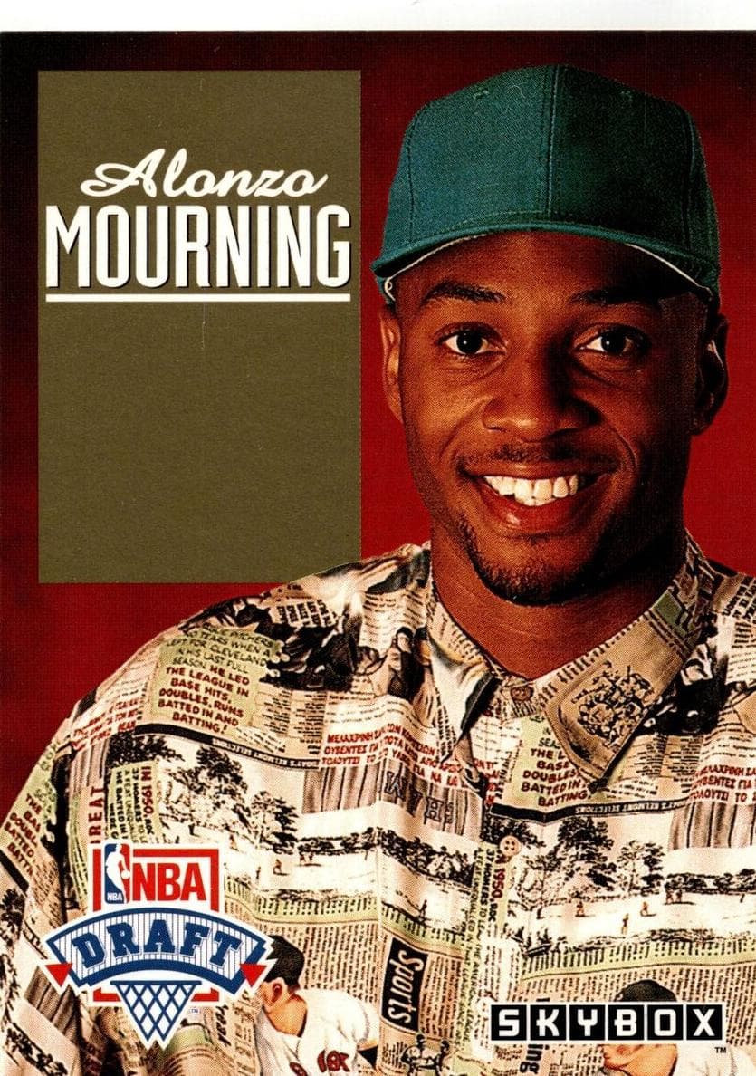 Alonzo Mourning 1992 fleer