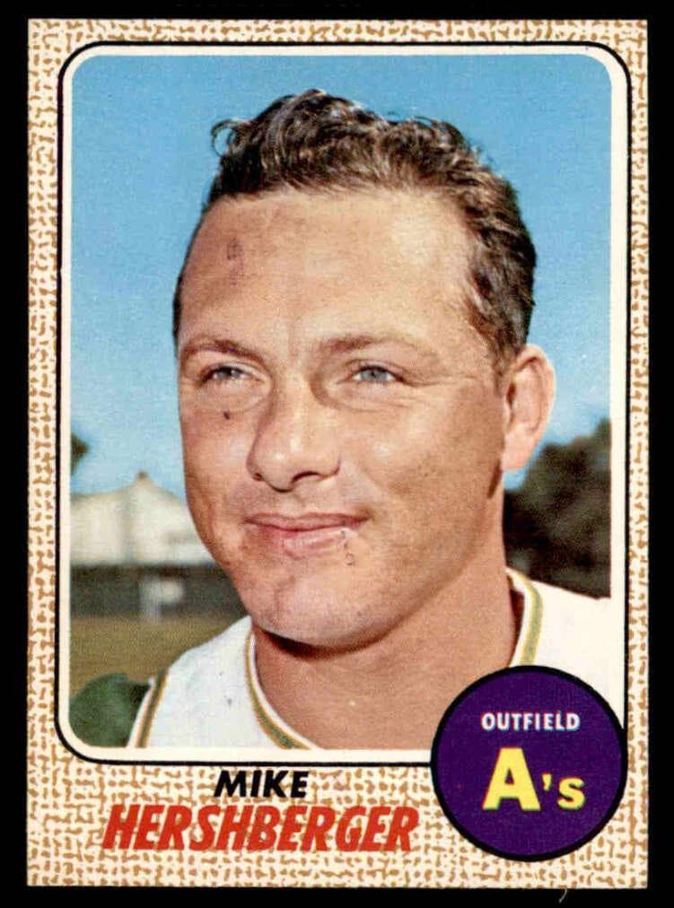 Mike Hershberger 1968 topps O-Pee-Chee