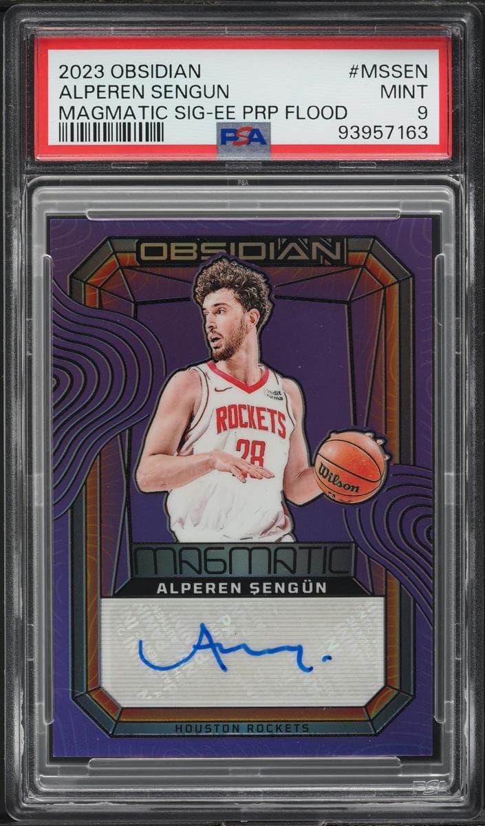 Alperen Sengun 2023 panini Obsidian