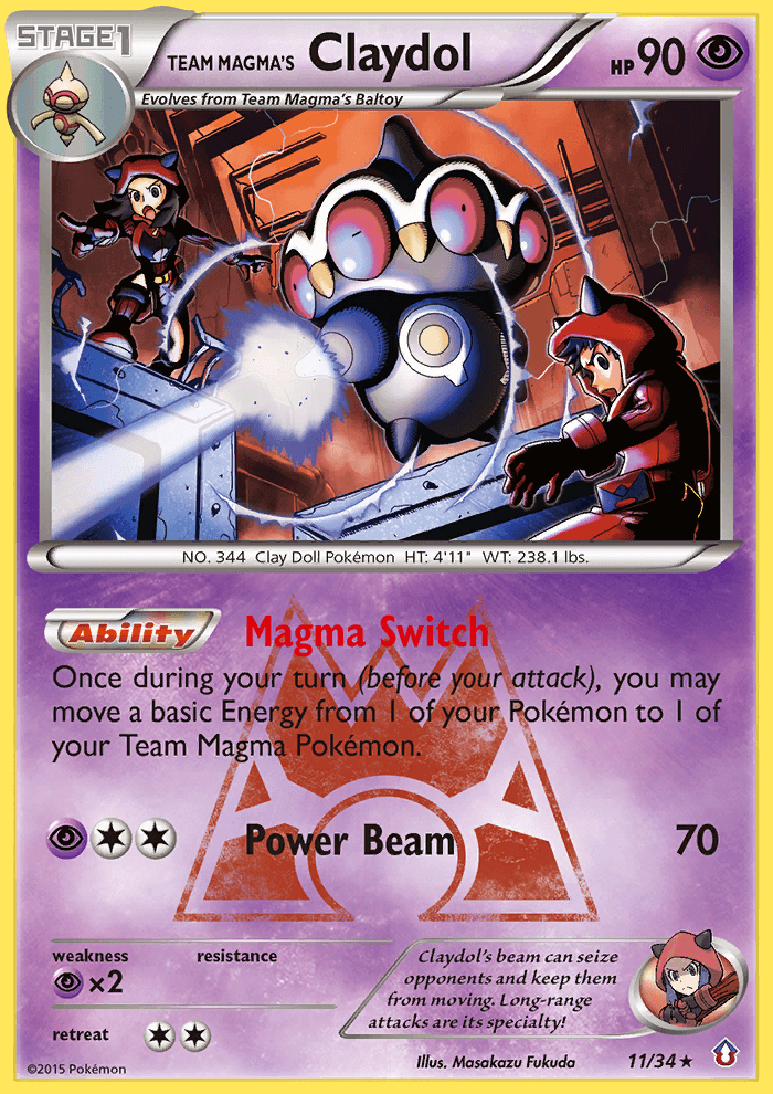 Team Magma's Claydol #11