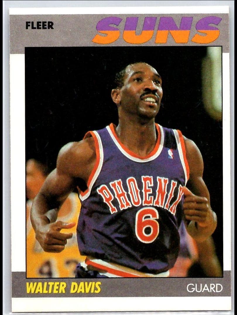 Walter Davis trading card