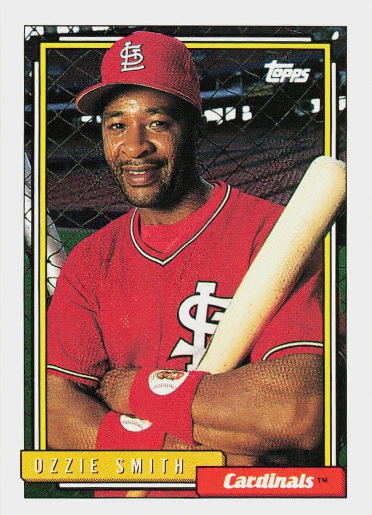 Ozzie Smith 1992 topps Topps