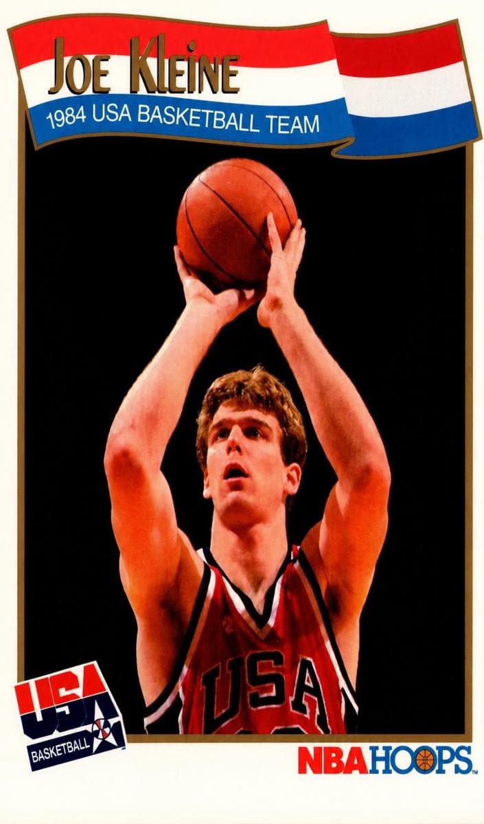 Joe Kleine 1991 panini Hoops