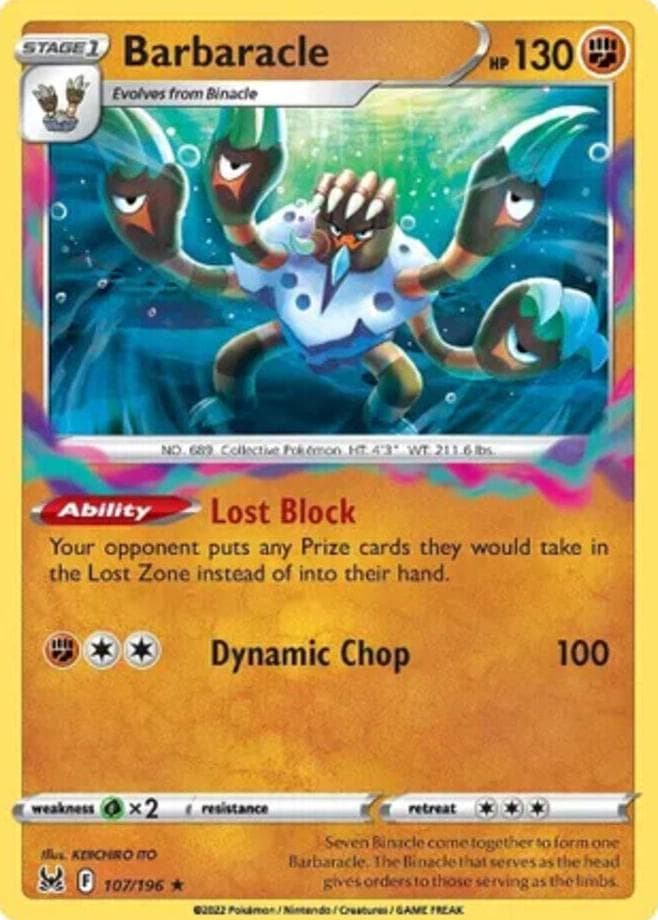 Barbaracle trading card