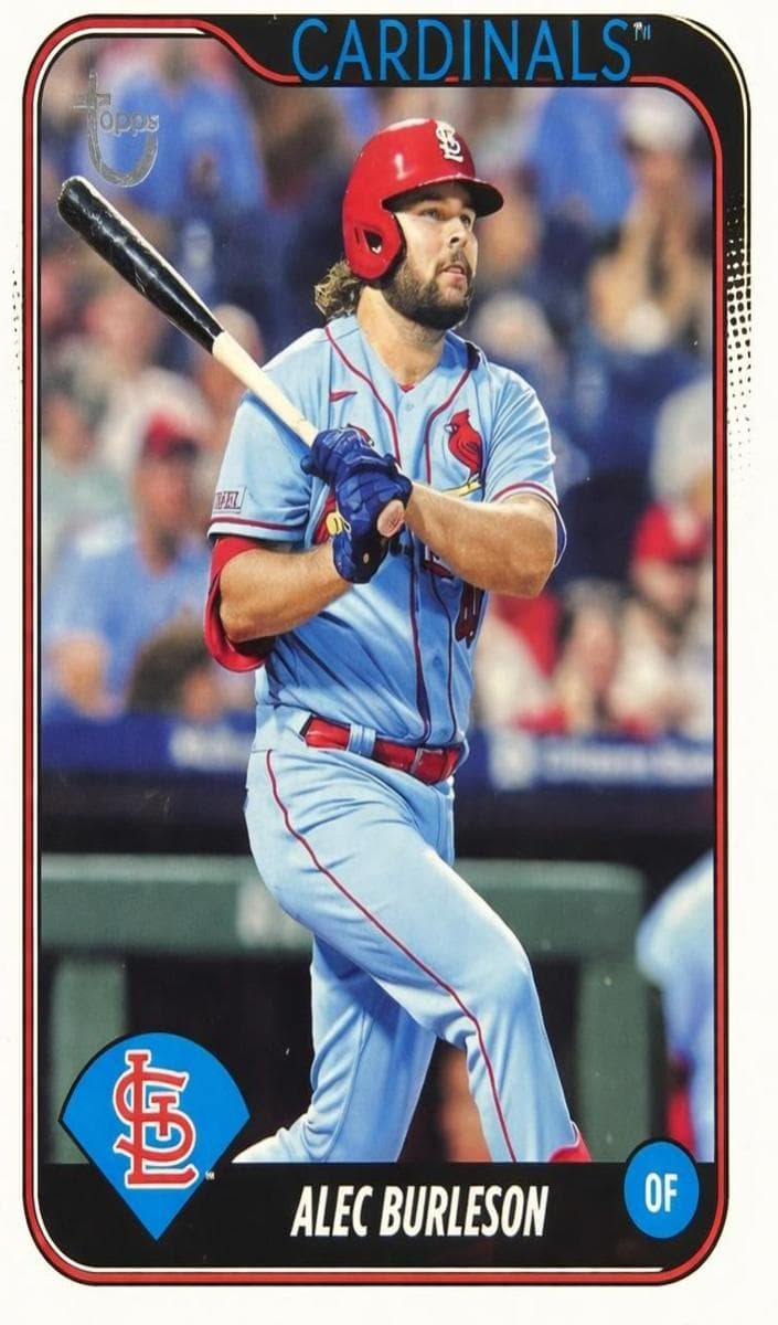 Alec Burleson 2024 topps Topps Update