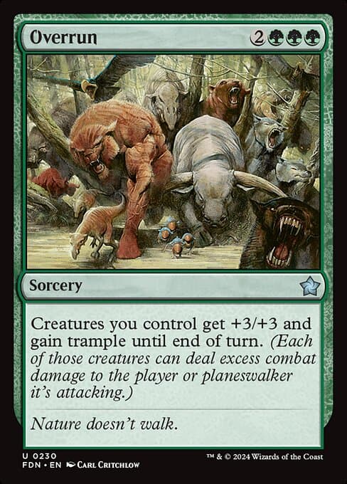 Overrun 2017 Magic: The Gathering Commander Anthology