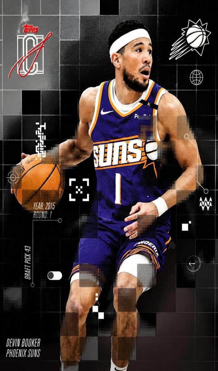 Devin Booker 2025 topps Topps Signature Class