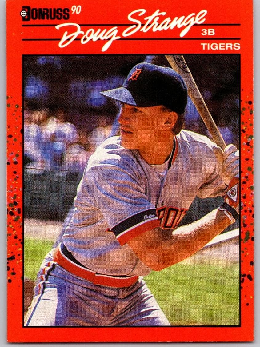 Doug Strange 1990 panini Donruss