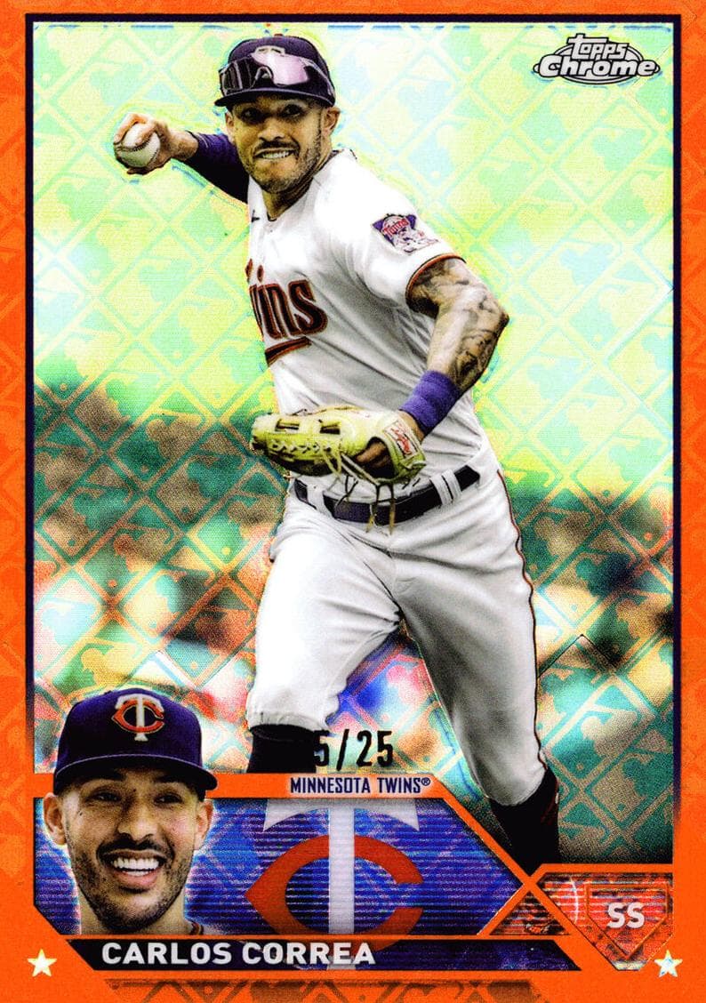 Carlos Correa 2023 topps Topps Chrome