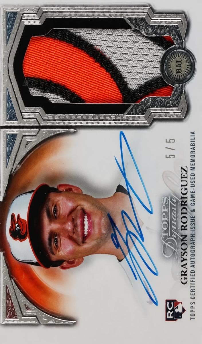 Grayson Rodriguez 2023 topps Topps Dynasty