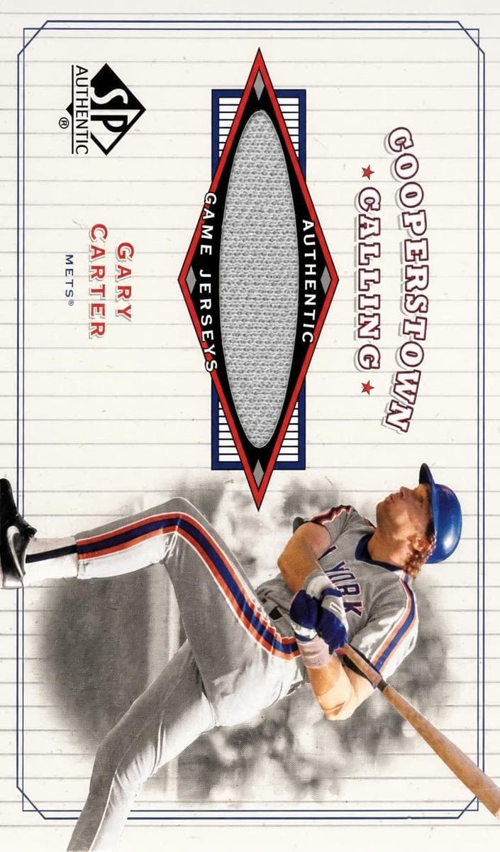 Gary Carter 2001 unknown SP Authentic