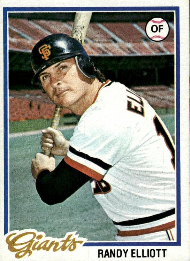 Randy Elliott 1978 topps Topps