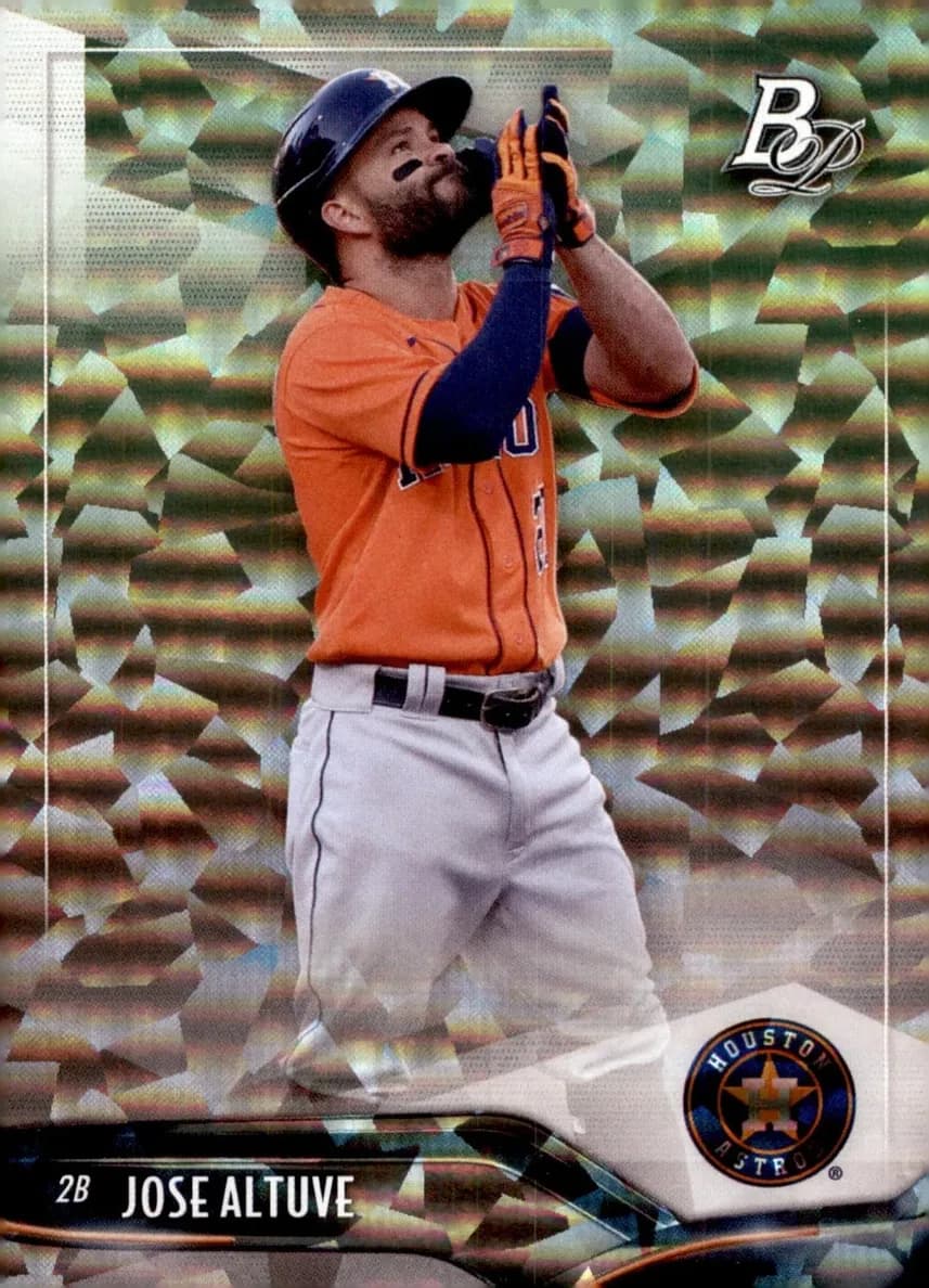 Jose Altuve 2021 bowman Bowman Platinum