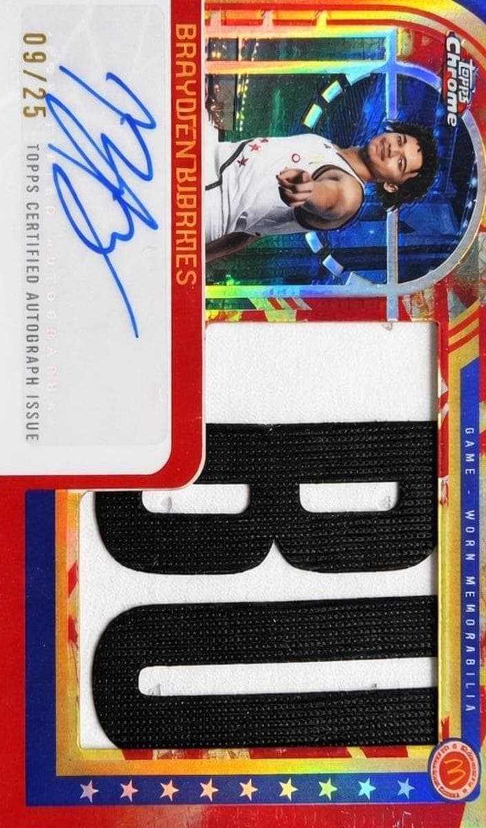 Grace Knox 2025 topps Topps Chrome McDonald's All American