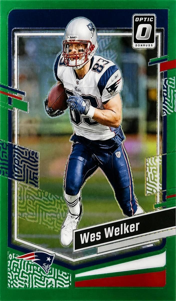 Wes Welker 2023 panini Donruss Optic