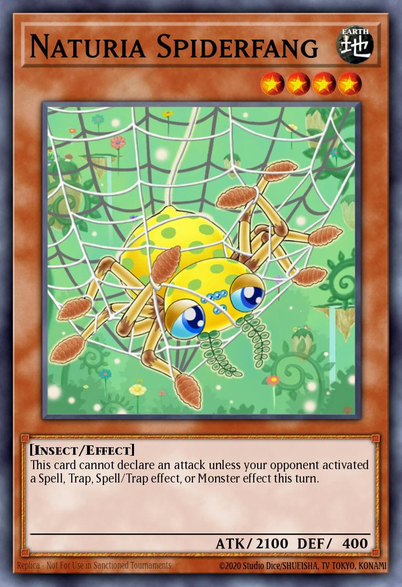 Naturia Spiderfang #DT02-EN070