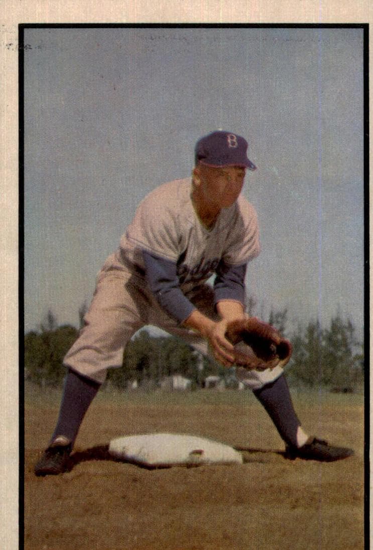 Bobby Morgan 1953 bowman Bowman Color