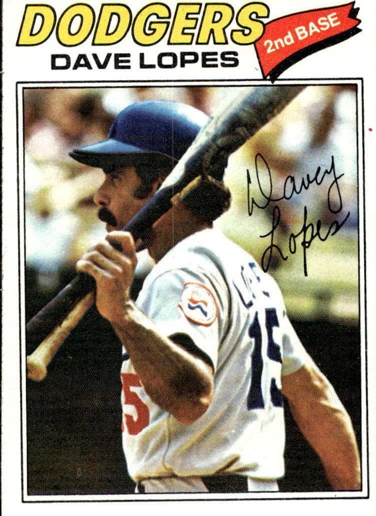 Dave Lopes 1977 topps Topps