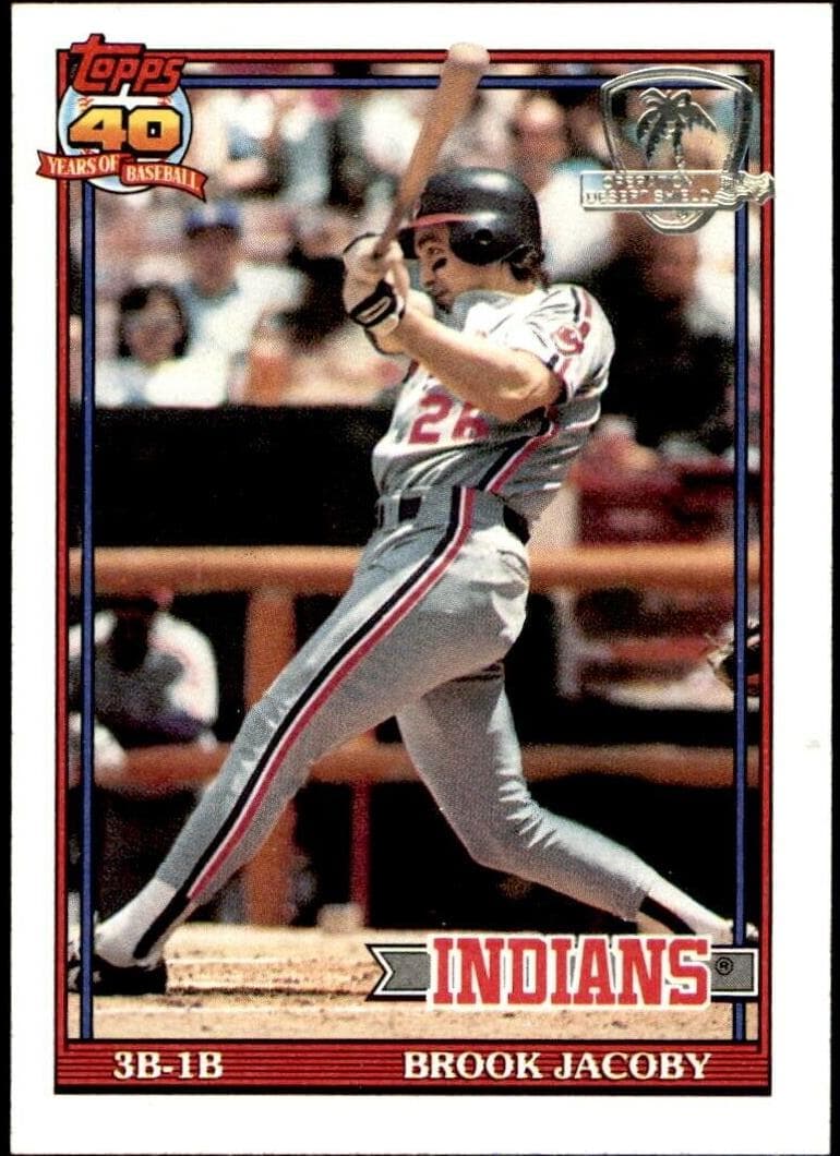 Brook Jacoby 1991 topps Topps
