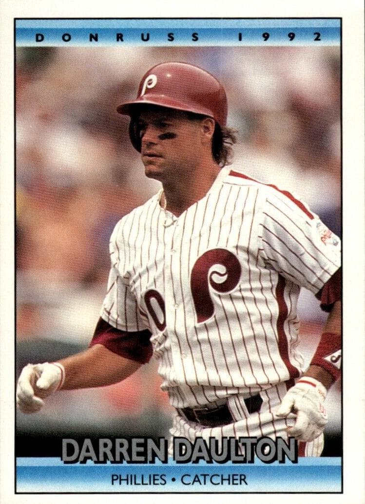 Darren Daulton 1992 panini Donruss