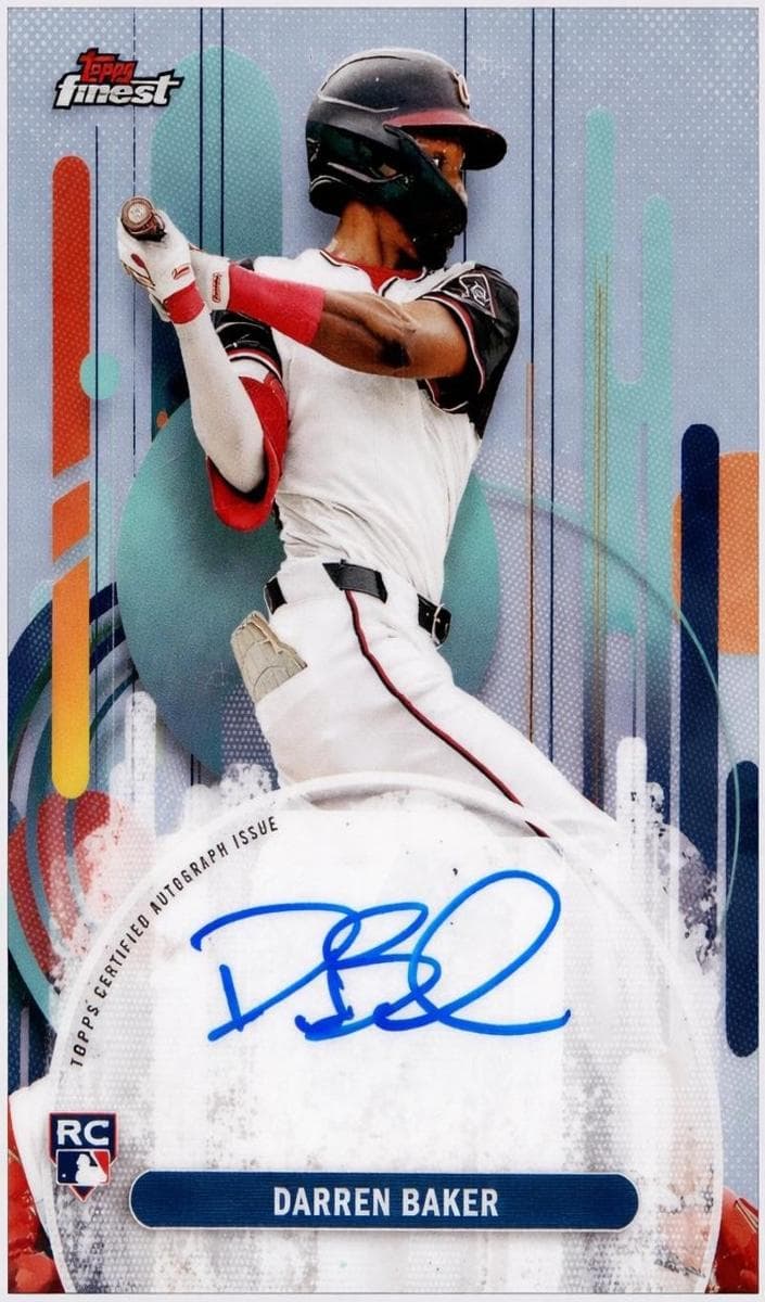Darren Baker 2025 topps Topps Finest