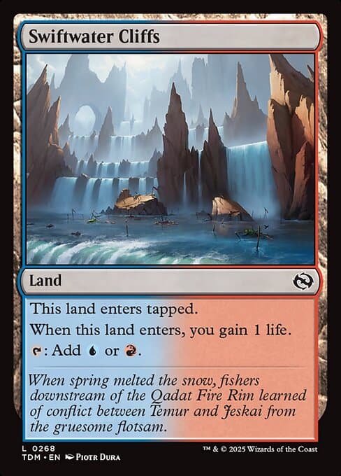 Swiftwater Cliffs 2019 Magic: The Gathering Commander 2019