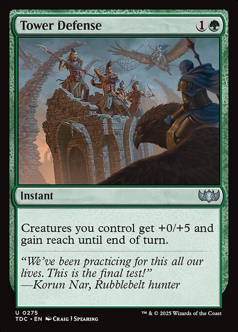 Tower Defense 2025 Magic: The Gathering Tarkir: Dragonstorm Commander