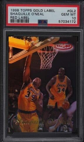 Shaquille O'Neal 1998 topps Topps
