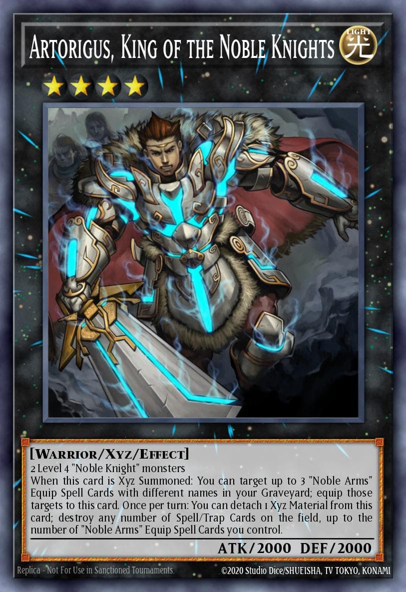 Artorigus, King of the Noble Knights 2013 Yu-Gi-Oh!