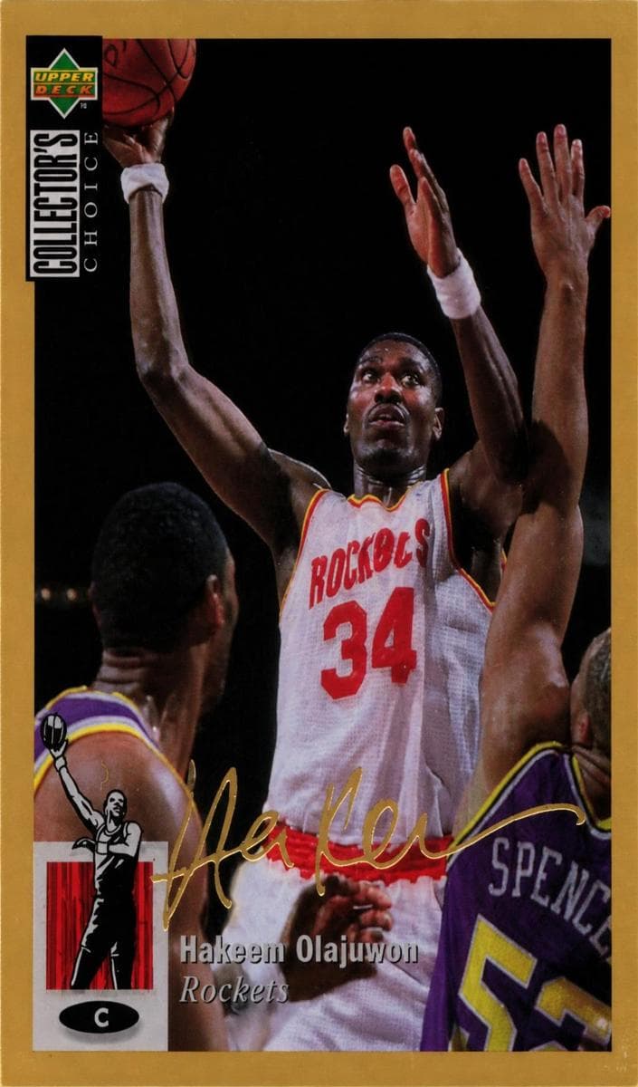Hakeem Olajuwon 1994 upper-deck Collector's Choice