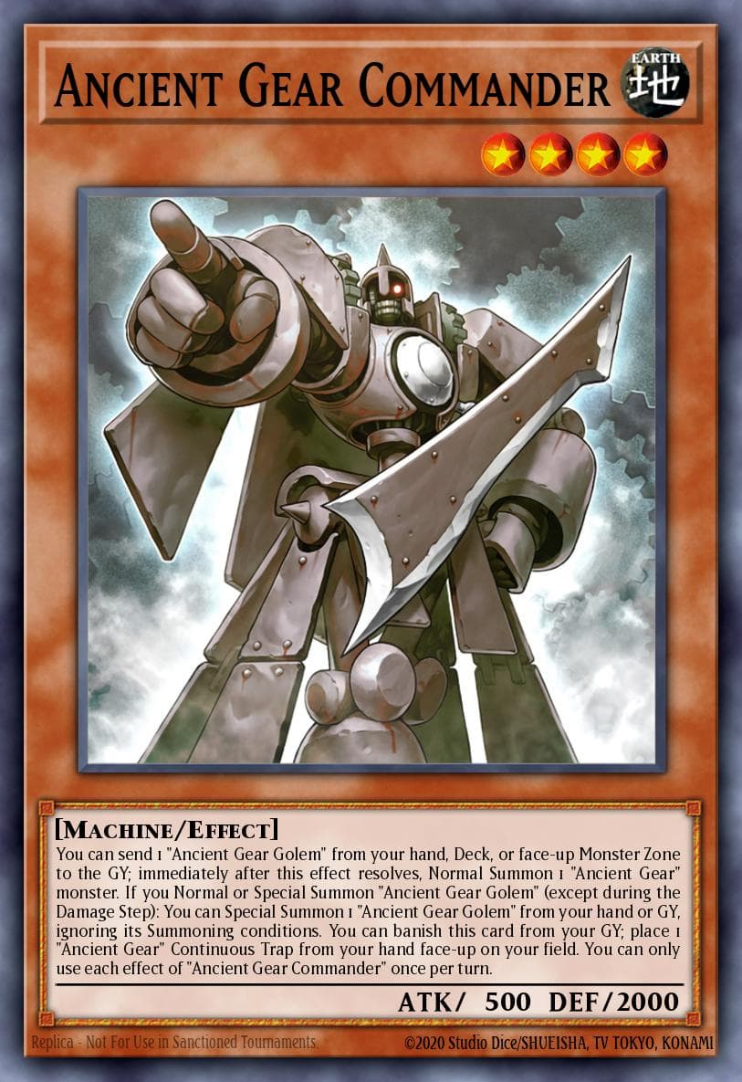 Ancient Gear Commander 2025 Yu-Gi-Oh! 2025 Mega Pack Tin