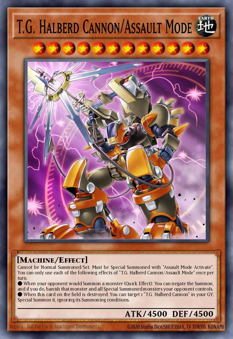 T.G. Halberd Cannon/Assault Mode 2019 Yu-Gi-Oh! Dark Neostorm