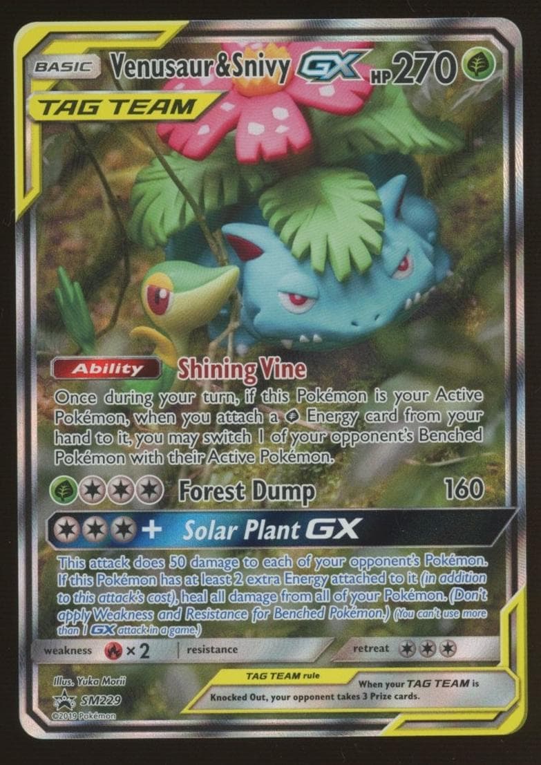 Venusaur & Snivy GX #sm229