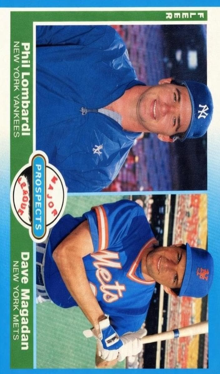 Phil Lombardi / Dave Magadan trading card
