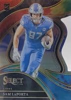 Sam LaPorta 2023 panini Select Club Level Green Disco