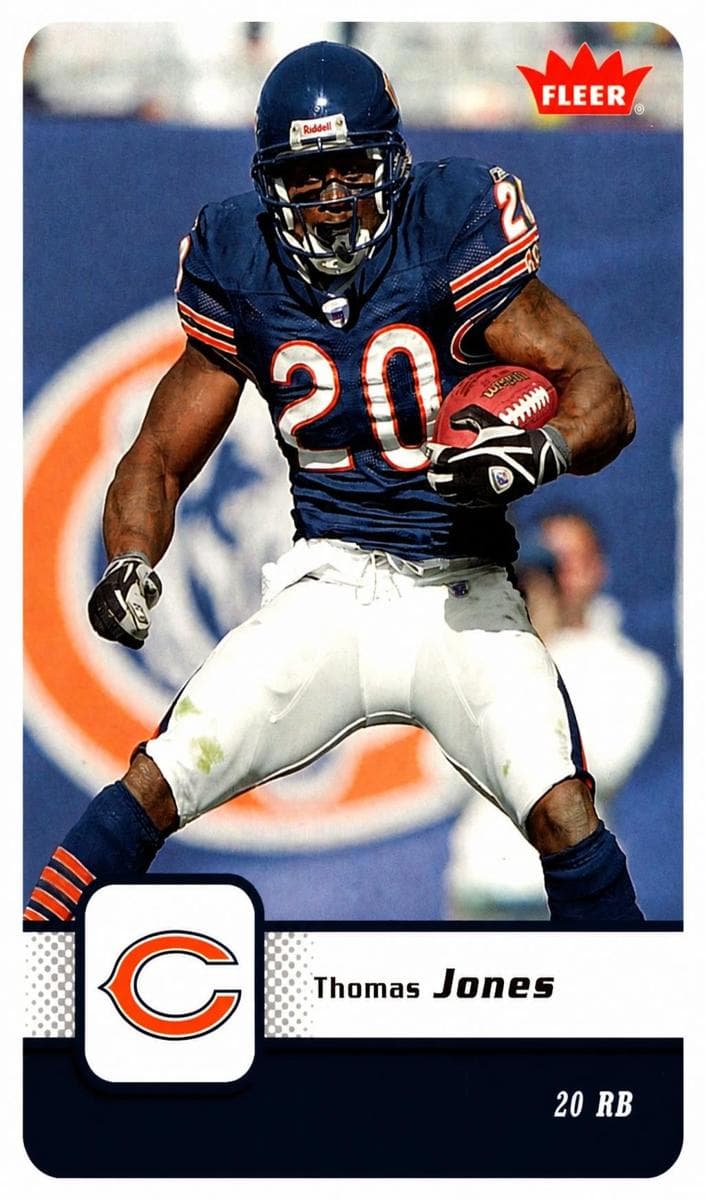 Thomas Jones 2006 fleer Fleer
