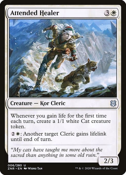 Attended Healer 2020 Magic: The Gathering Zendikar Rising