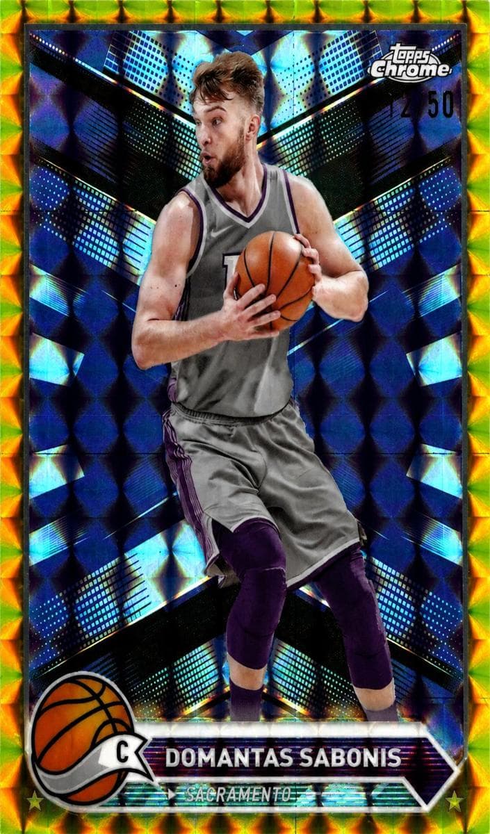 Domantas Sabonis 2023 topps Topps Chrome