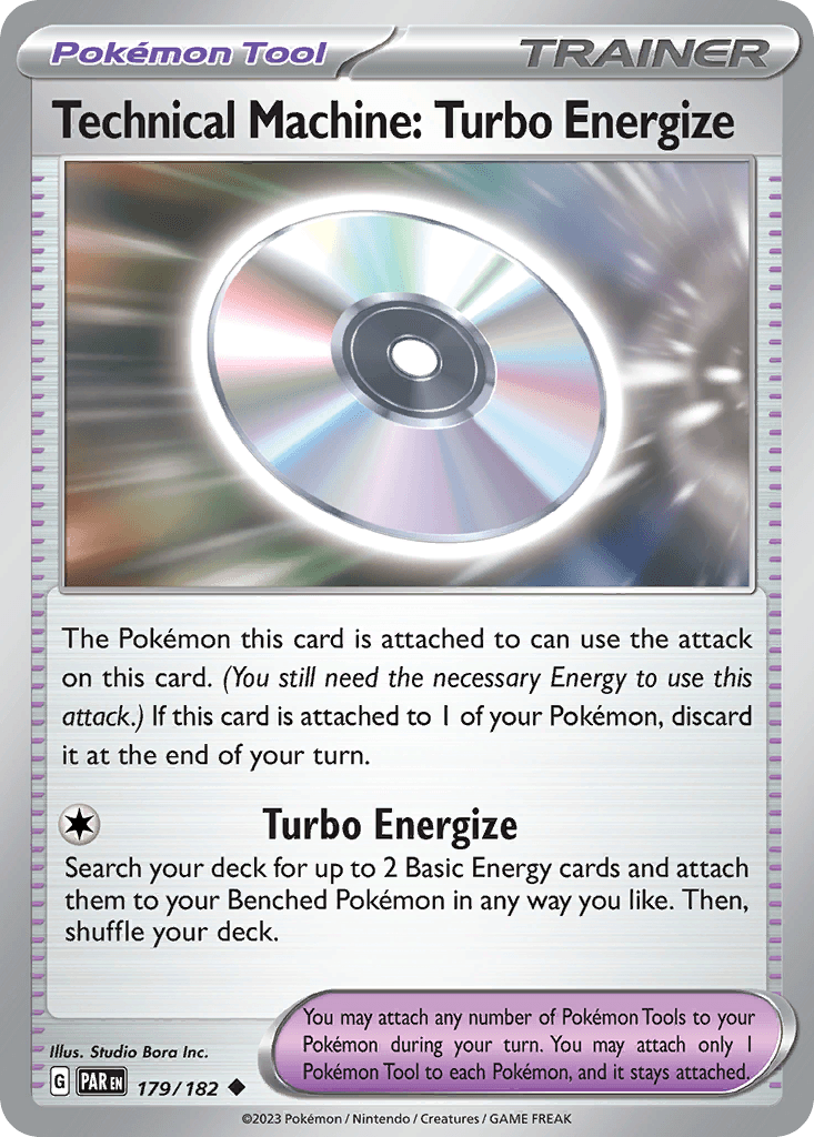 Technical Machine: Turbo Energize 2023 Pokemon Paradox Rift