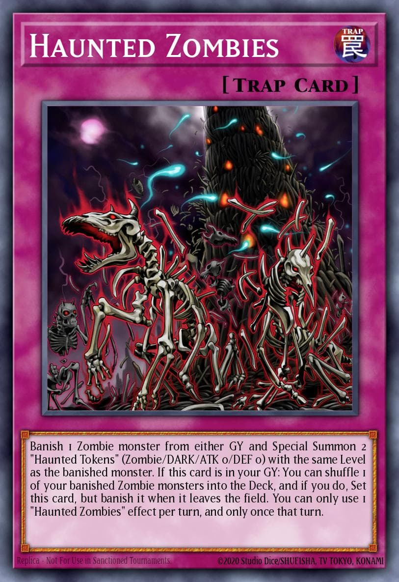 Haunted Zombies 2022 Yu-Gi-Oh! Dimension Force 1st Edition