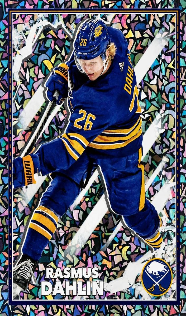Rasmus Dahlin 2022 topps Nhl Sticker Collection