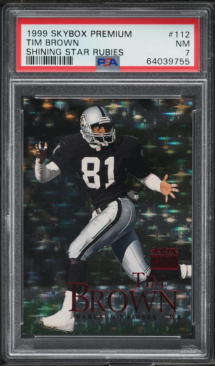 Tim Brown 1999 fleer SkyBox Premium