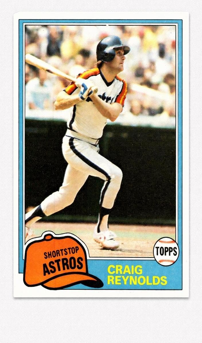 Craig Reynolds 1981 topps Topps