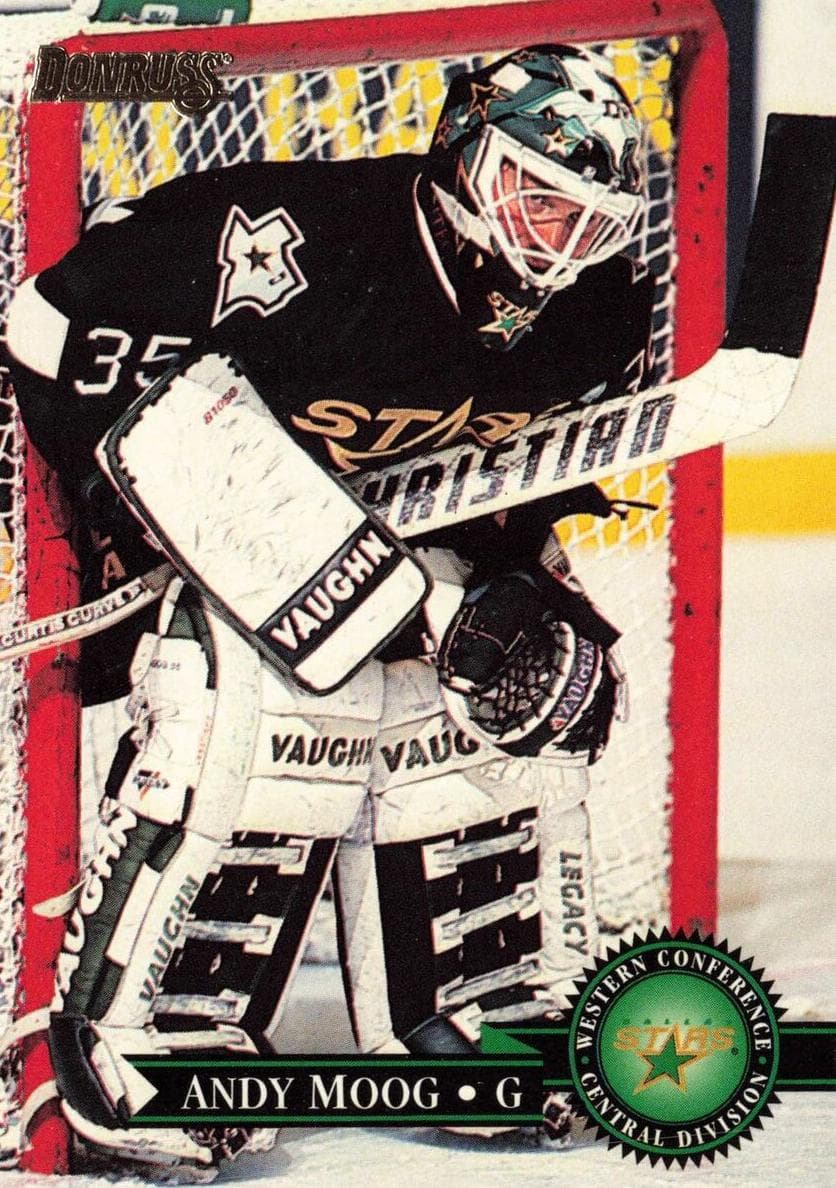 Andy Moog 1995 panini Donruss