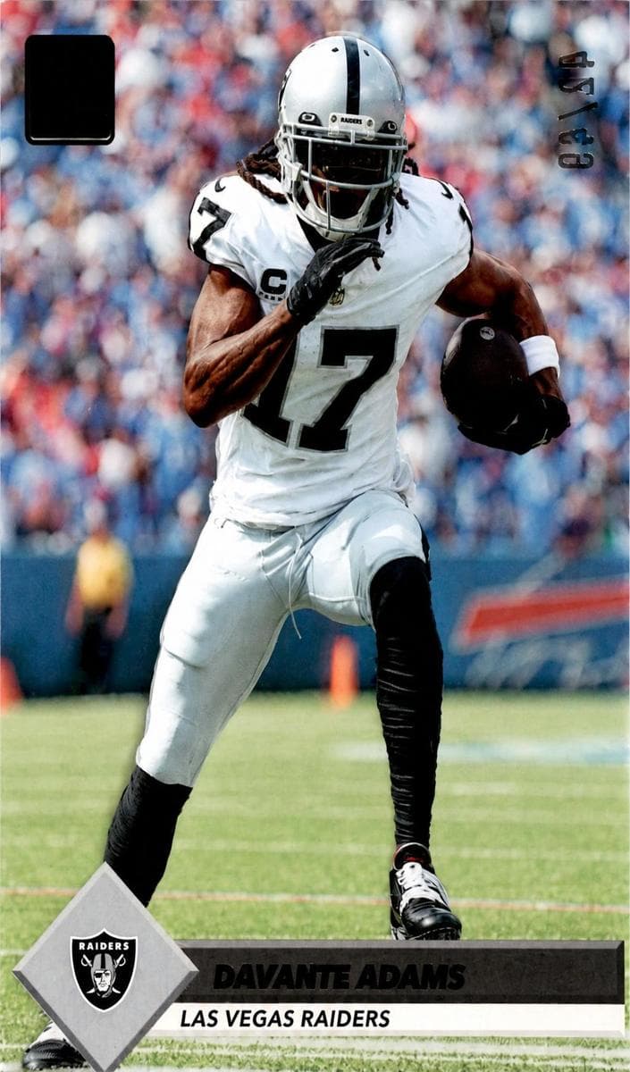 Davante Adams 2023 panini Clearly Donruss