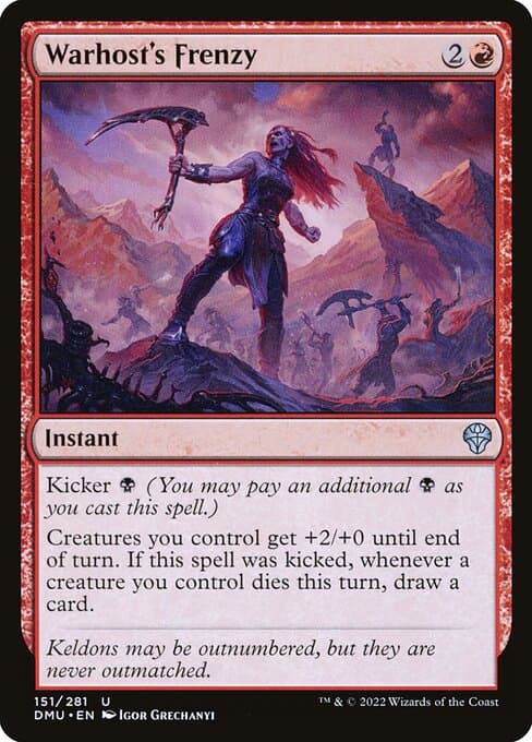 Warhost's Frenzy 2022 Magic: The Gathering Dominaria United