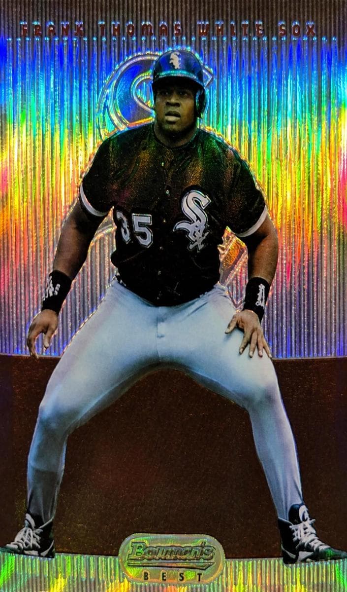 Frank Thomas 1995 unknown Bowman's Best Baseball Red Refractor