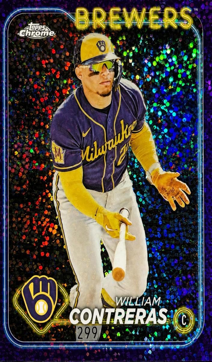 William Contreras 2024 topps Topps Chrome