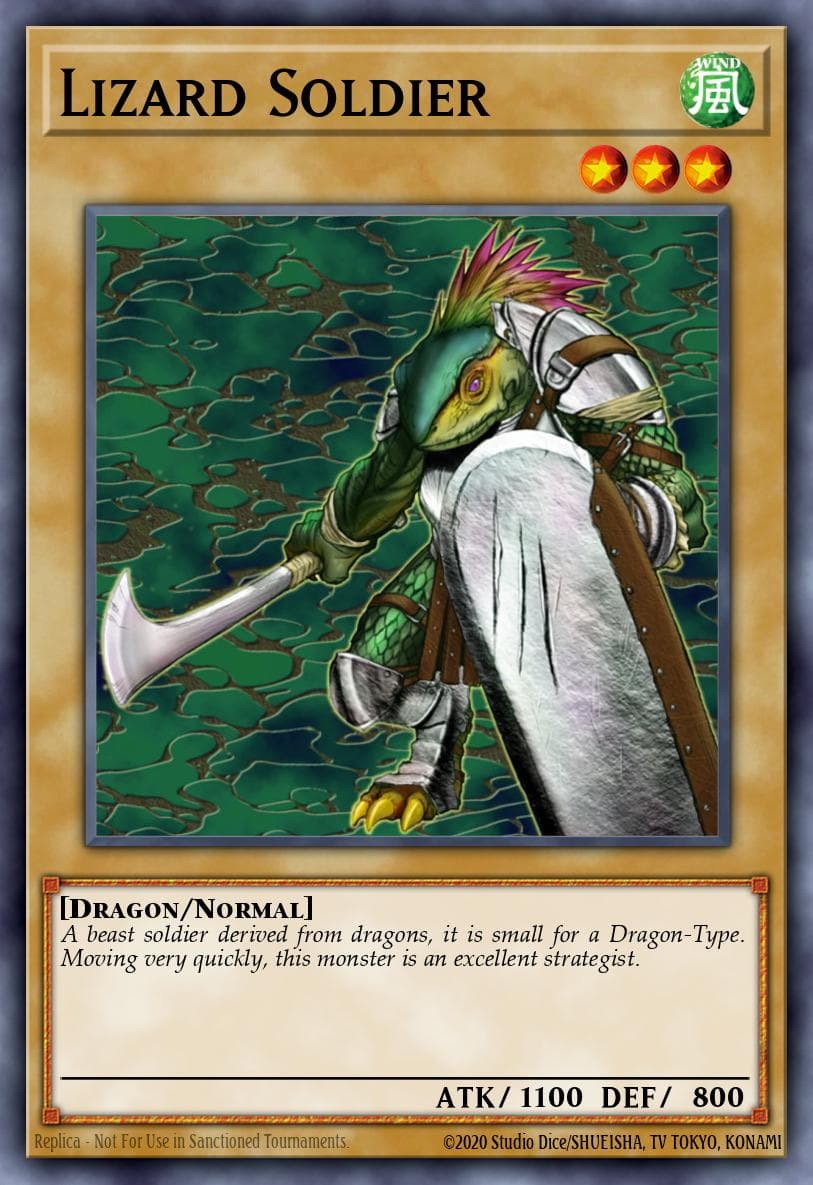 Lizard Soldier 2003 Yu-Gi-Oh! Legacy of Darkness